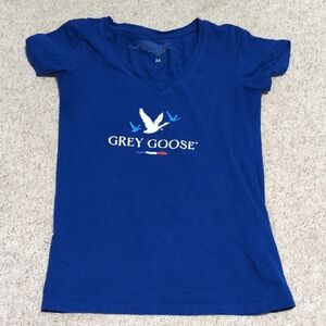 Grey Goose Women's Blue Short Sleeve Tee